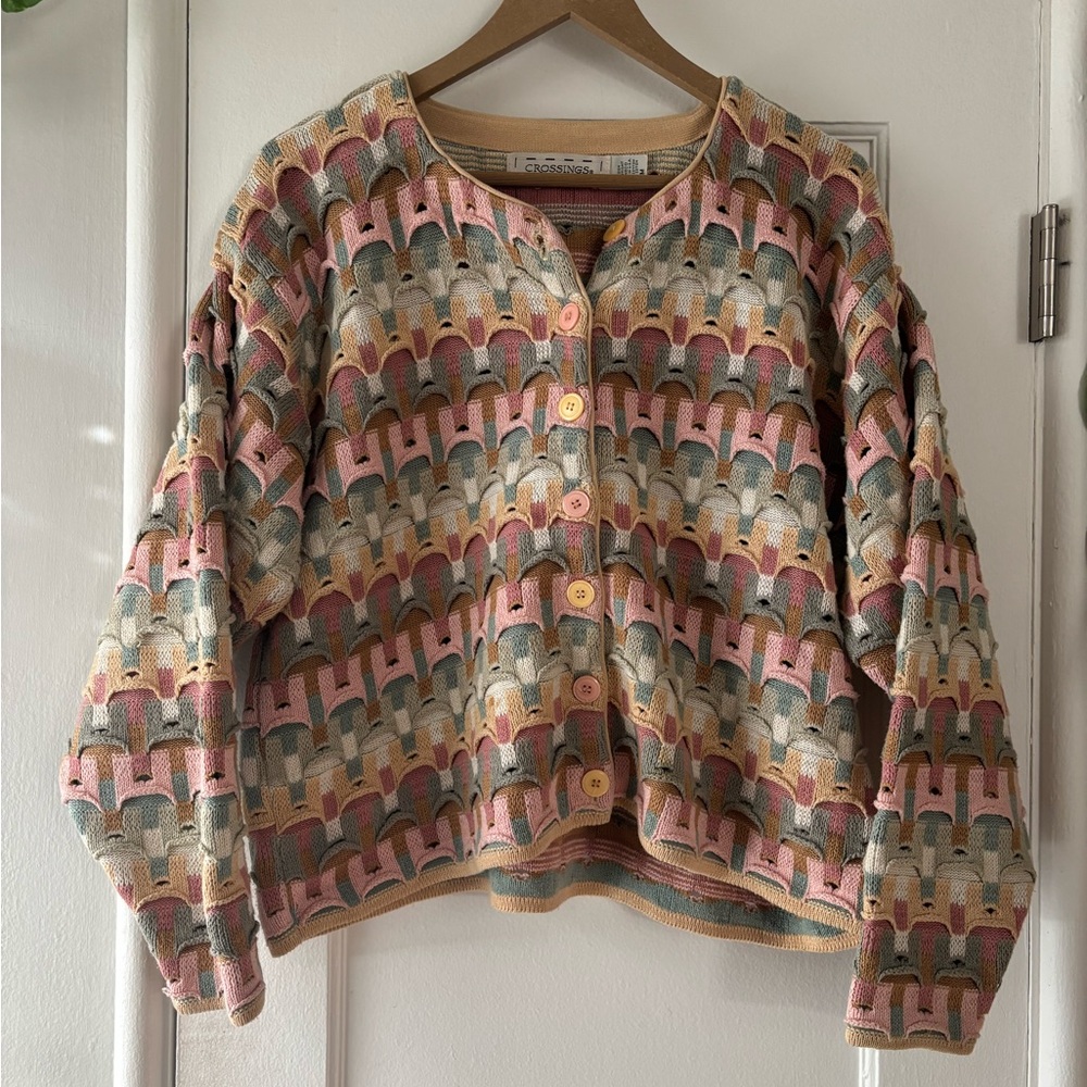 SOLD Vintage Crazy Sweater